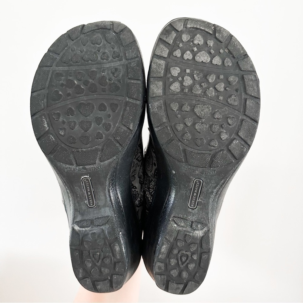 Nurse Mates Women's Bryar Black Gray Paisley Patent sz 8.5 - Picture 11 of 11